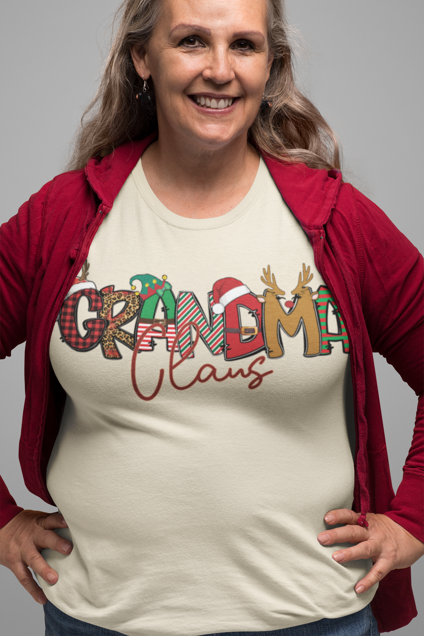 Grandma/Gigi/Mimi/Nana Claus Christmas Shirt